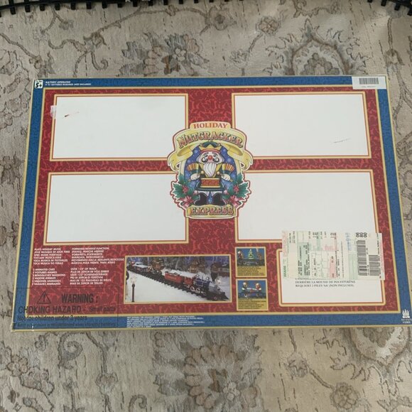 Holiday Nutcracker Express Train Set Toy State With Box 1997 Vintage Christmas - Picture 2 of 16